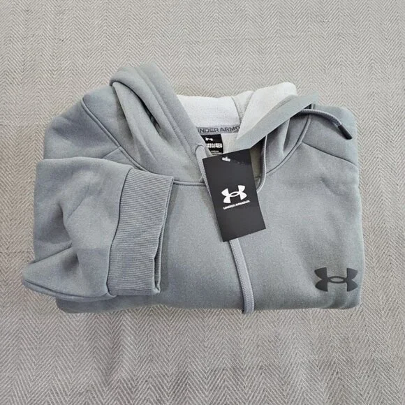 Under Armour Fleece Pro Kanga Hoodie Grey Men's 4XL MSRP $75.00 NWT 1389342 - Picture 15 of 15